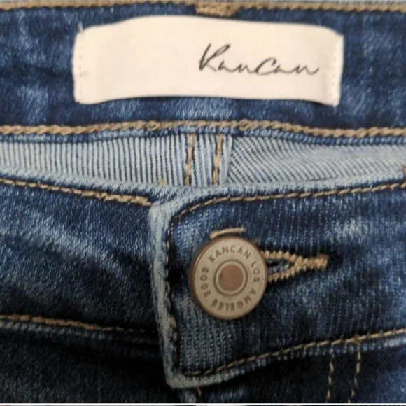 Sz 12 Long - Kancan Amayah Super High Rise Front Seam Super Flare Jeans sz 13/30 - Picture 4 of 5